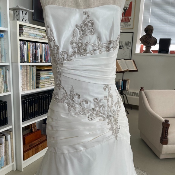 Henry Roth Wedding Dress, Size 10 - Picture 2 of 5